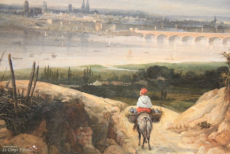 Sprinter, vraiment ? Arriver à Bordeaux à dos d’âne. Peinture de Jean-Paul Alaux. Beaux-arts de Bordeaux.