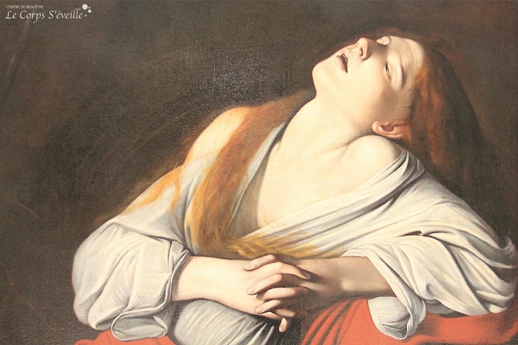 Zen vraiment ? Madeleine en extase. Peintre anonyme du XVIIe siècle. Musée des beaux-arts de Bordeaux.
