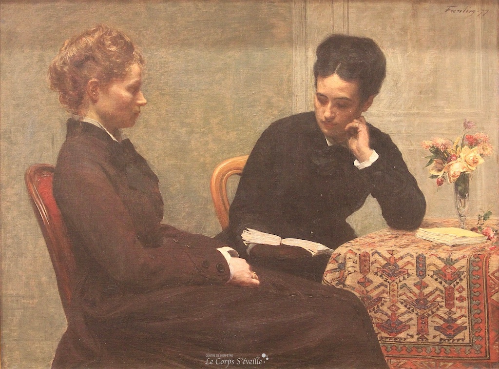 Enchanter les mots. La lecture : peinture de Henri Fantin-Latour. Musée des beaux-arts de Lyon.