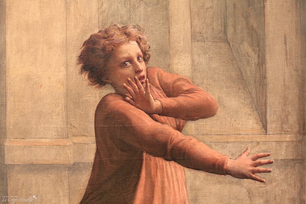 Cauchemar : détail d’une peinture de Louis Janmot. Musée des beaux-arts de Lyon.