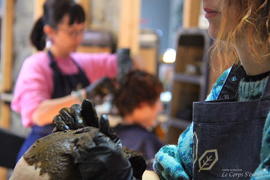 Teinture végétale dans un salon de coiffure en Vallée d’Aspe : À un cheveu près, en Haut-Béarn.