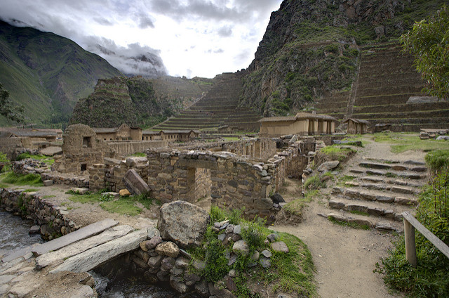 Site archéologique d’Ollantaytambo, Pérou. Photographe : Whitey.