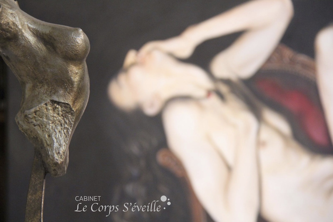 À Pélussin, les sculptures de Pascal Borghi rencontrent les peintures de Michèle Narce.