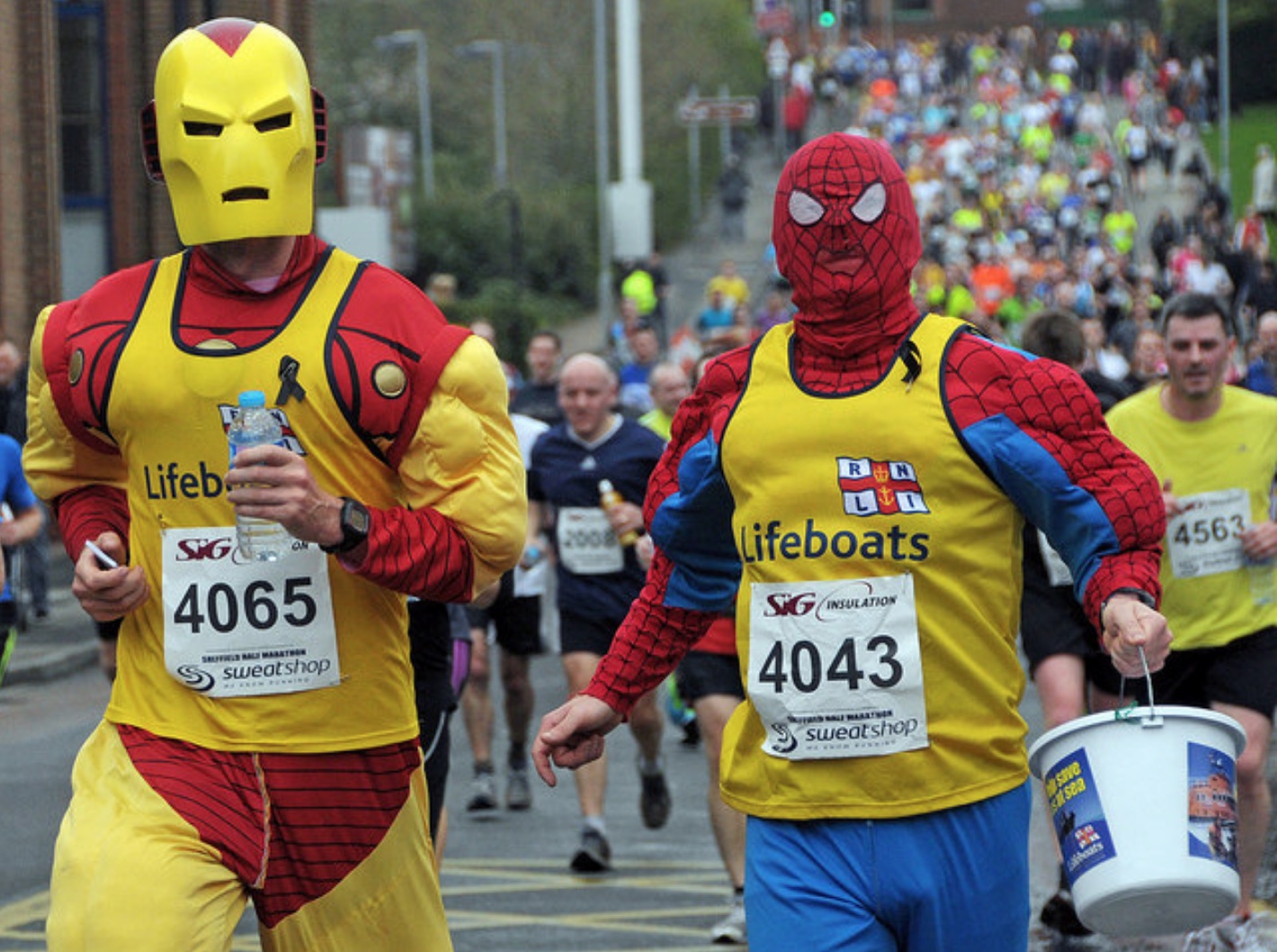 Marathon de Sheffield (Angleterre) en 2014. Photographe : Tim Dennell.
