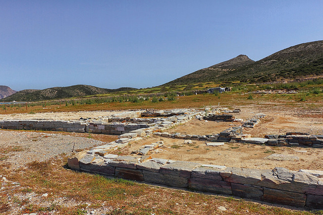 Site archéologique Despotikó, archipel des Cyclades, Grèce. Photographe : Pierre Lacour.